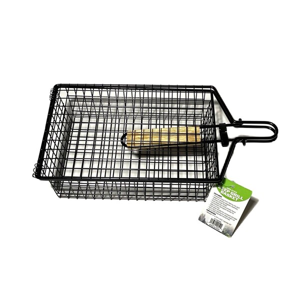 Cedar Trail-Nonstick Deep Grill Basket - Picture 2 of 4